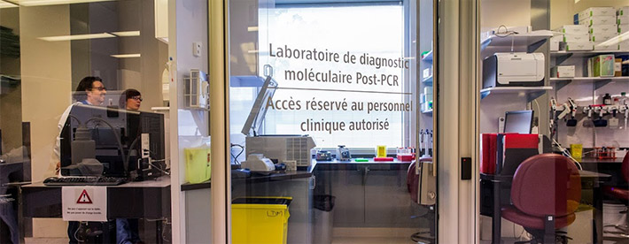 Laboratoire de diagnostic moléculaire Post-PCR